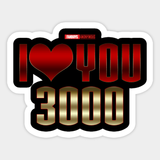 I Love You 3000 v1 Sticker